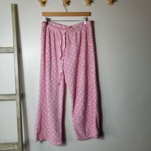NO BOUNDARIES WOMEN'S PINK XOXO PAJAMA PANTS SIZE LARGE